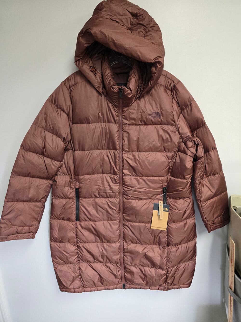 The North Face Wms Metropolis Parka III down coat Marron size 3x BNWT MSRP $299